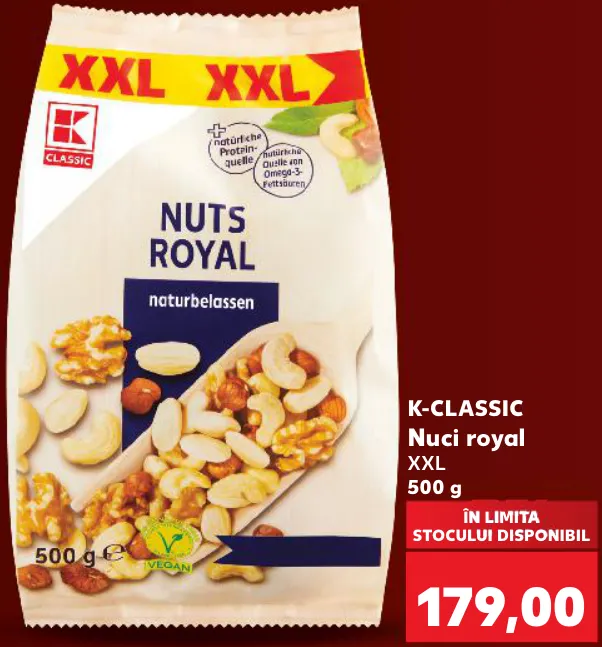 K-Classic Amestec de nuci „Royal”, 500 g