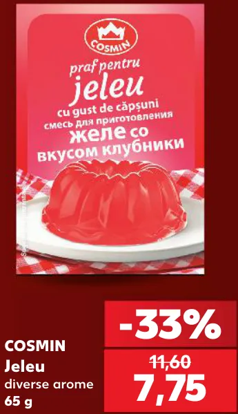 Jeleu Cosmin, diverse arome, 65 g