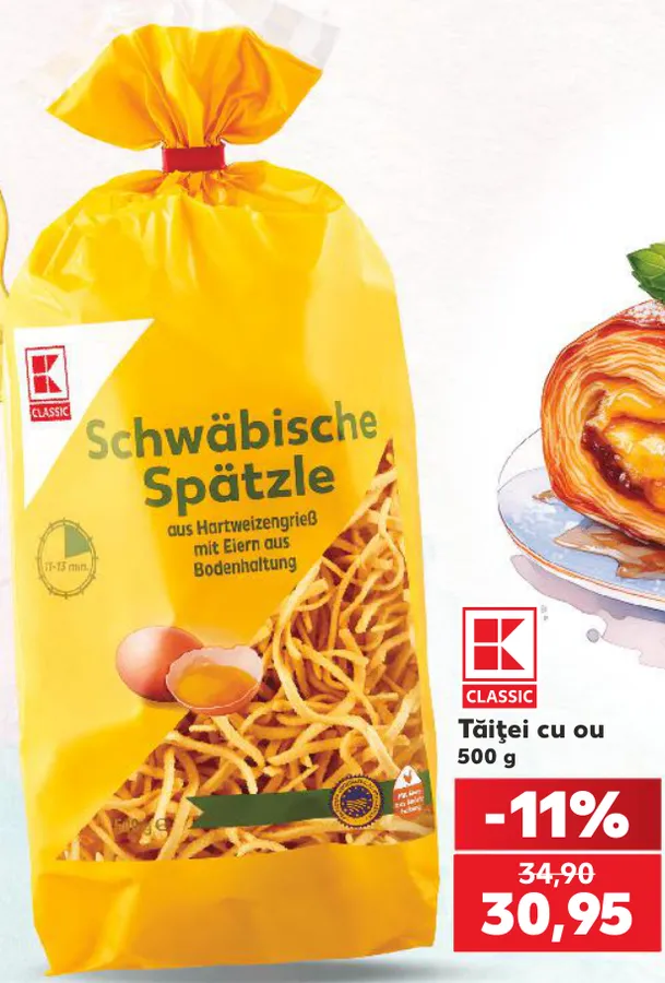 K-Classic Tăiței cu ou, 500 g