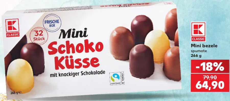 Мини-суфле K-Classic в шоколадной глазури, 266 г