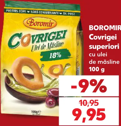 Boromir, covrigei superiori cu ulei de măsline, 100 g