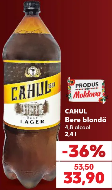 Bere blondă CAHUL, 2,4 l