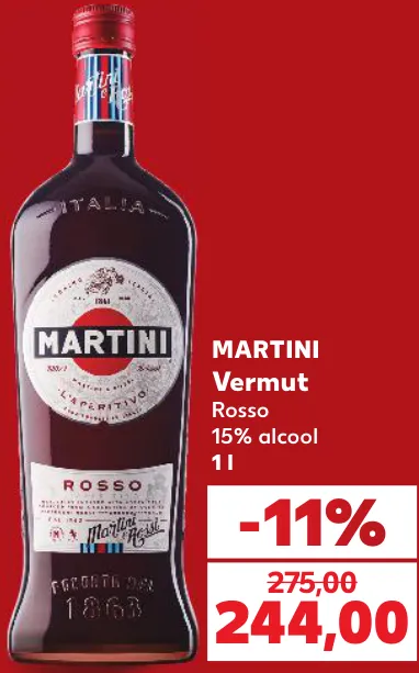 Martini, vermut Rosso, 1 l