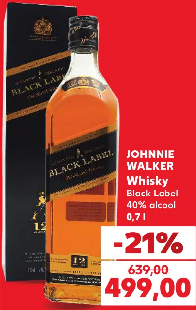 JOHNNIE WALKER Віскі Black Label, 0,7 л