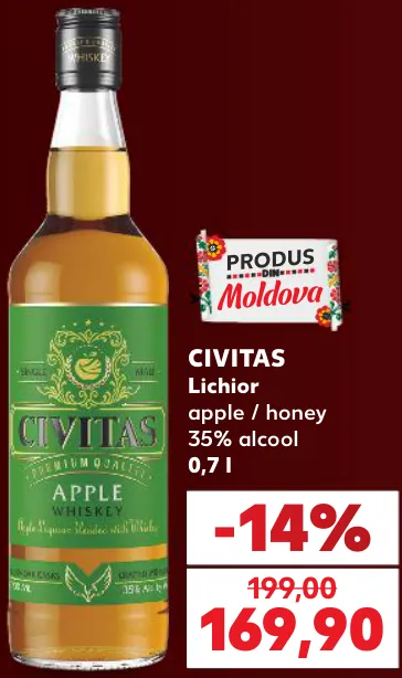 CIVITAS Lichior de mere / miere, 0,7 l