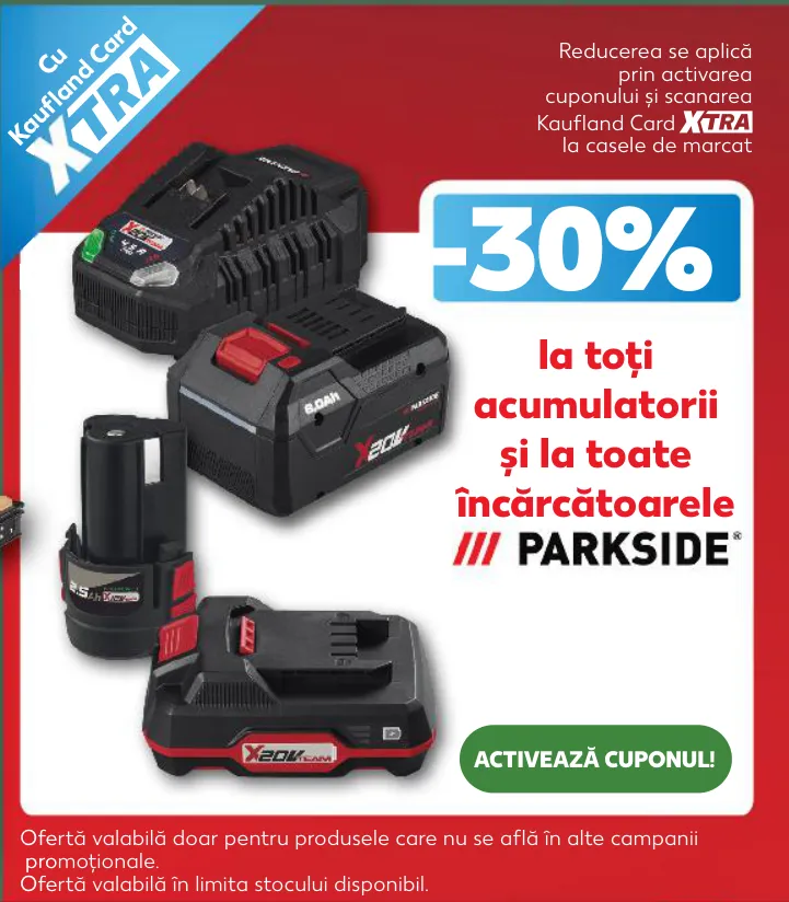 Toți acumulatorii și toate încărcătoarele PARKSIDE
