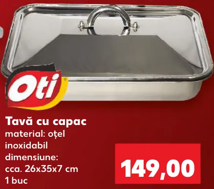 Tavă cu capac Oti