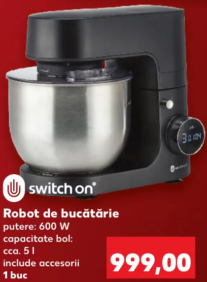 Robot de bucătărie switch on, 5 l