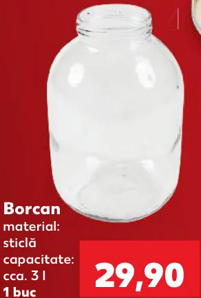 Borcan, cca. 3 l