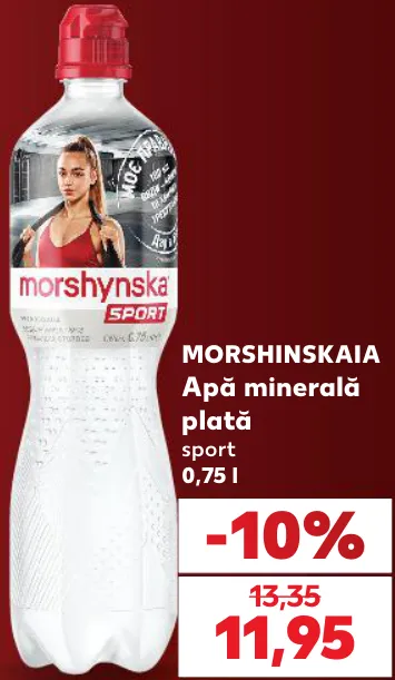 MORSHINSKAIA Apă minerală plată sport, 0,75 l