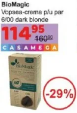 Крем-фарба для волосся BioMagic 6/00, темний блонд