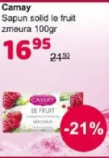 Săpun solid Camay Le Fruit „Zmeură”, 100 g