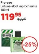 Proraso Освіжальний спиртовий лосьйон, 100 мл