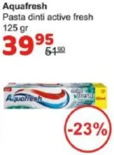 Aquafresh Pastă de dinți Active Fresh, 125 g