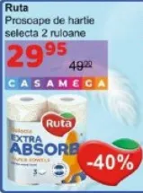 Prosoape de hârtie Ruta Selecta, 2 role