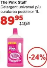Detergent universal pentru curățarea podelelor The Pink Stuff, 1 L