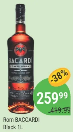 Ром BACARDI Black, 1 л