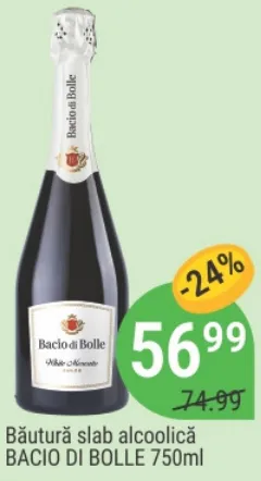 Слабоалкогольный напиток BACIO DI BOLLE, 750 мл