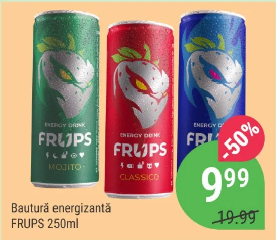 Băutură energizantă FRUPS, 250ml