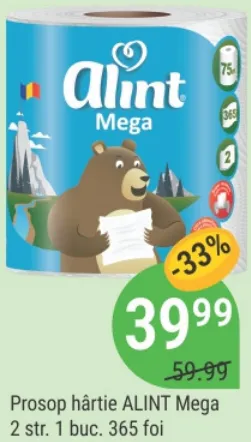 Prosop de hârtie ALINT Mega, 1 buc.