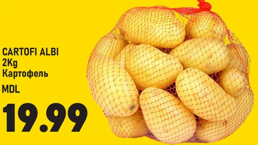 CARTOFI ALBI, 2 kg