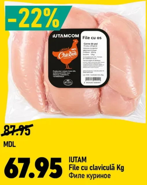 File cu claviculă IUTAM, 1 kg
