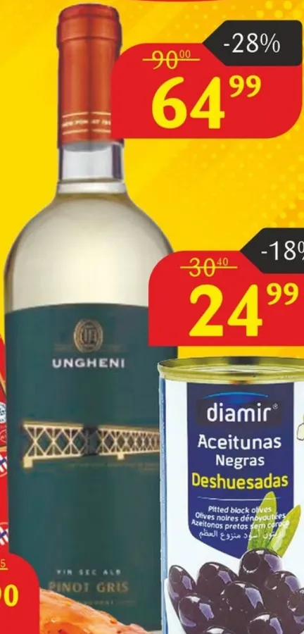 Vin sec alb Pinot Gris Ungheni