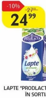Lapte „Prodlacta” în sortiment, 1 l