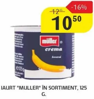Iaurt „Muller” în sortiment, 125 g