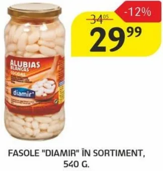 Fasole „Diamir” în sortiment, 540 g