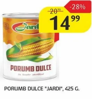Porumb dulce „Jardi”, 425 g
