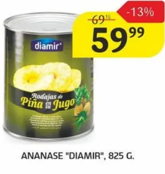 Ананасы «Diamir», 825 г