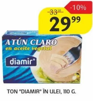 Ton „Diamir” în ulei, 110 g
