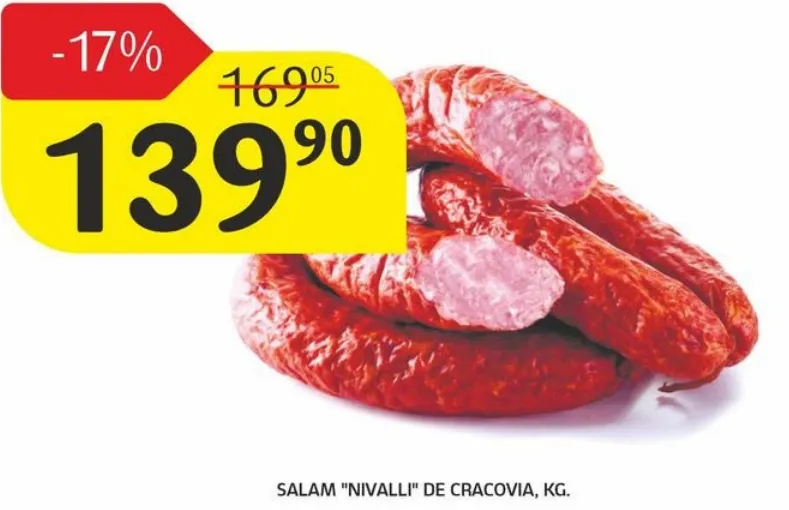 Salam „Nivalli” de Cracovia, 1 kg