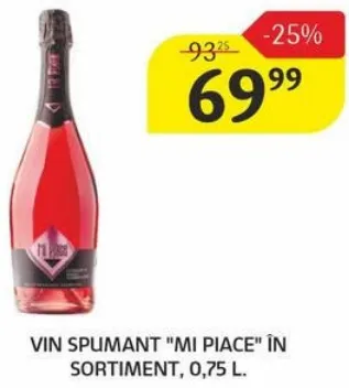 Vin spumant „Mi Piace” în sortiment, 0,75 L