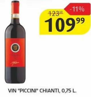 Vin „Piccini” Chianti, 0,75 L