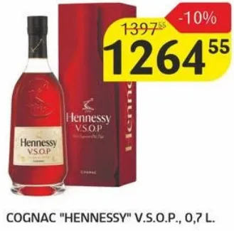 Cognac „Hennessy” V.S.O.P., 0,7 L