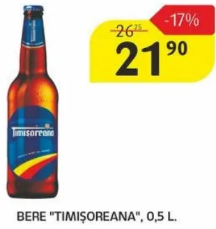 Bere „Timișoreana”, 0,5 L