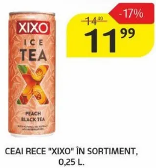 Ceai rece „Xixo” în sortiment, 0,25 L