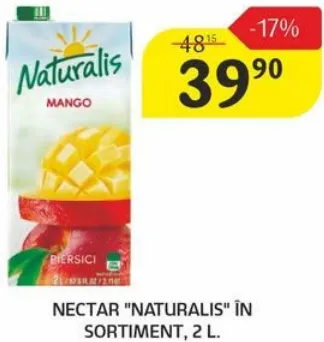 Нектар Naturalis в асортименті, 2 L