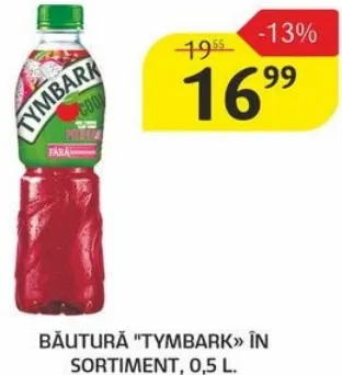 Băutură „Tymbark” în sortiment, 0,5 L