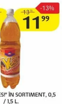 Băutură „Yes!” în sortiment, 1,5 L