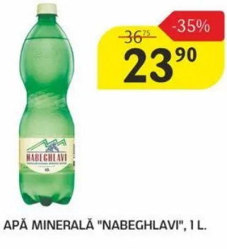 Apă minerală „Nabeghlavi”, 1 L
