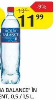 Apă „Aqua Balance” în sortiment, 1,5 L