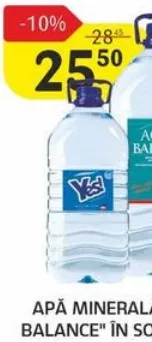 Apă minerală „Yes!” în sortiment, 5 L