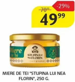 Miere de tei „Stupina lui nea Florin”, 250 g