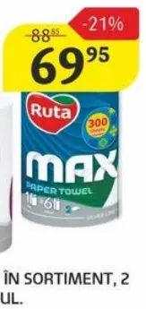 Prosoape Ruta în sortiment, 1 rul.