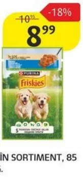 Hrană Friskies în sortiment, 85 g