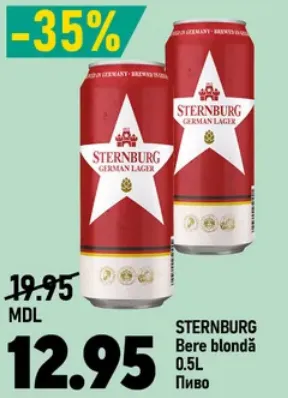 STERNBURG Bere blondă, 0.5 L