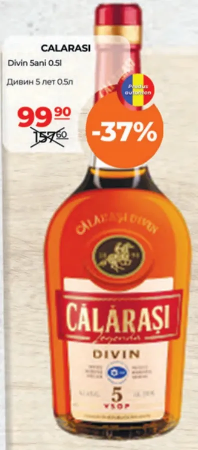 Călărași Divin 5 ani, 0.5 l